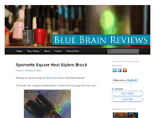 Tablet Screenshot of bluebrainreviews.com